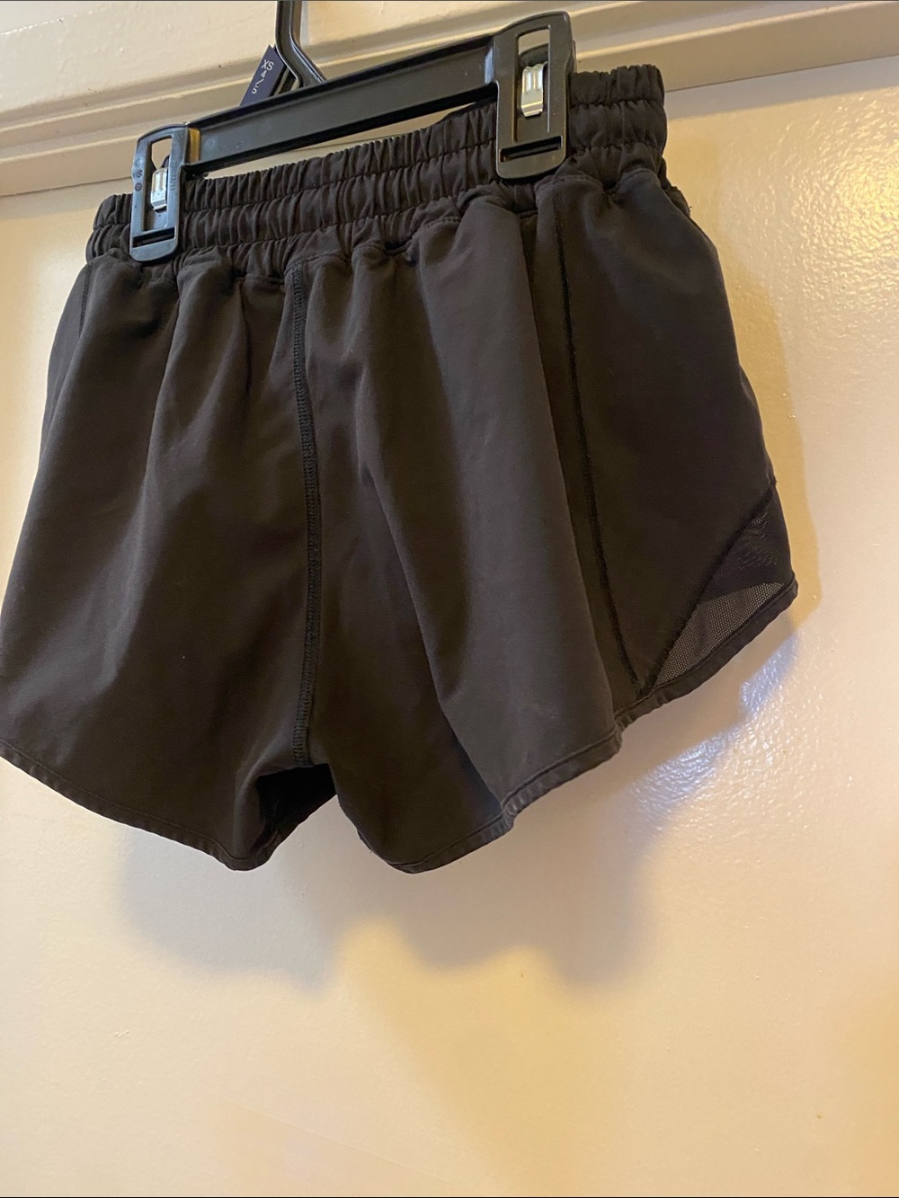lululemon athletica Black Athletic Running Shorts with Elastic Waist - Picture 4 of 5